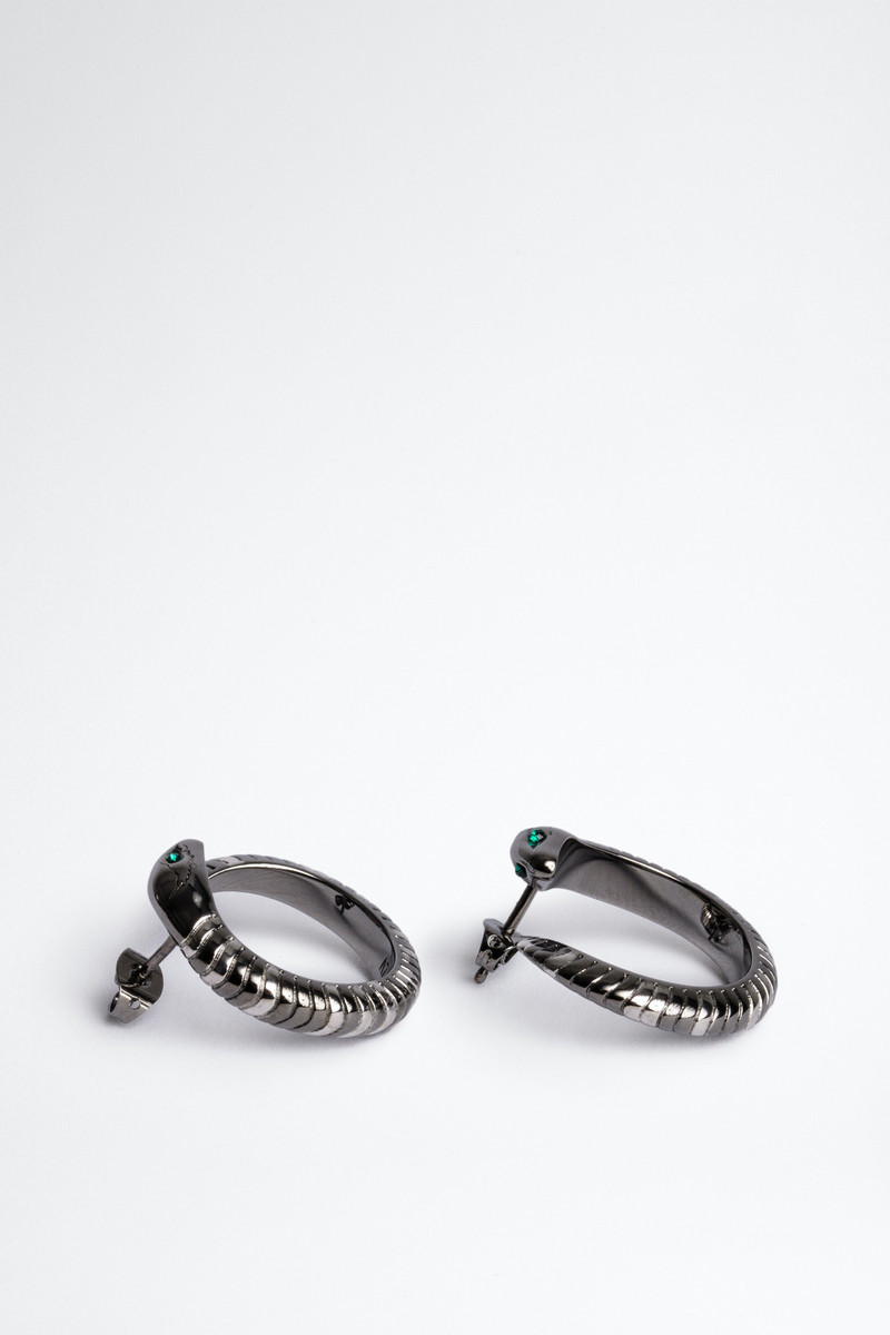 Snake Hoop Earrings 1