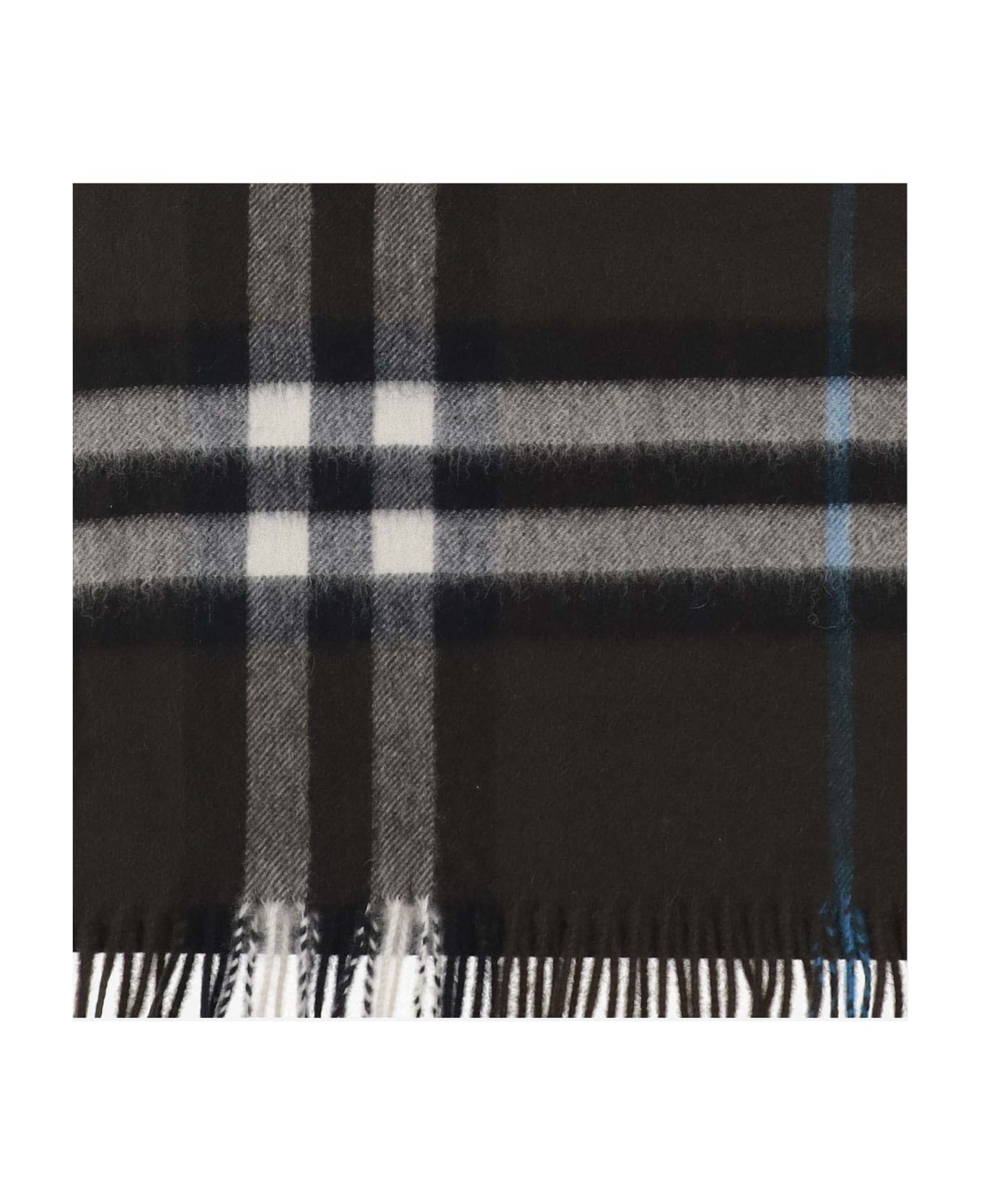 'mu Giant' Brown Cashmere Scarf - 2