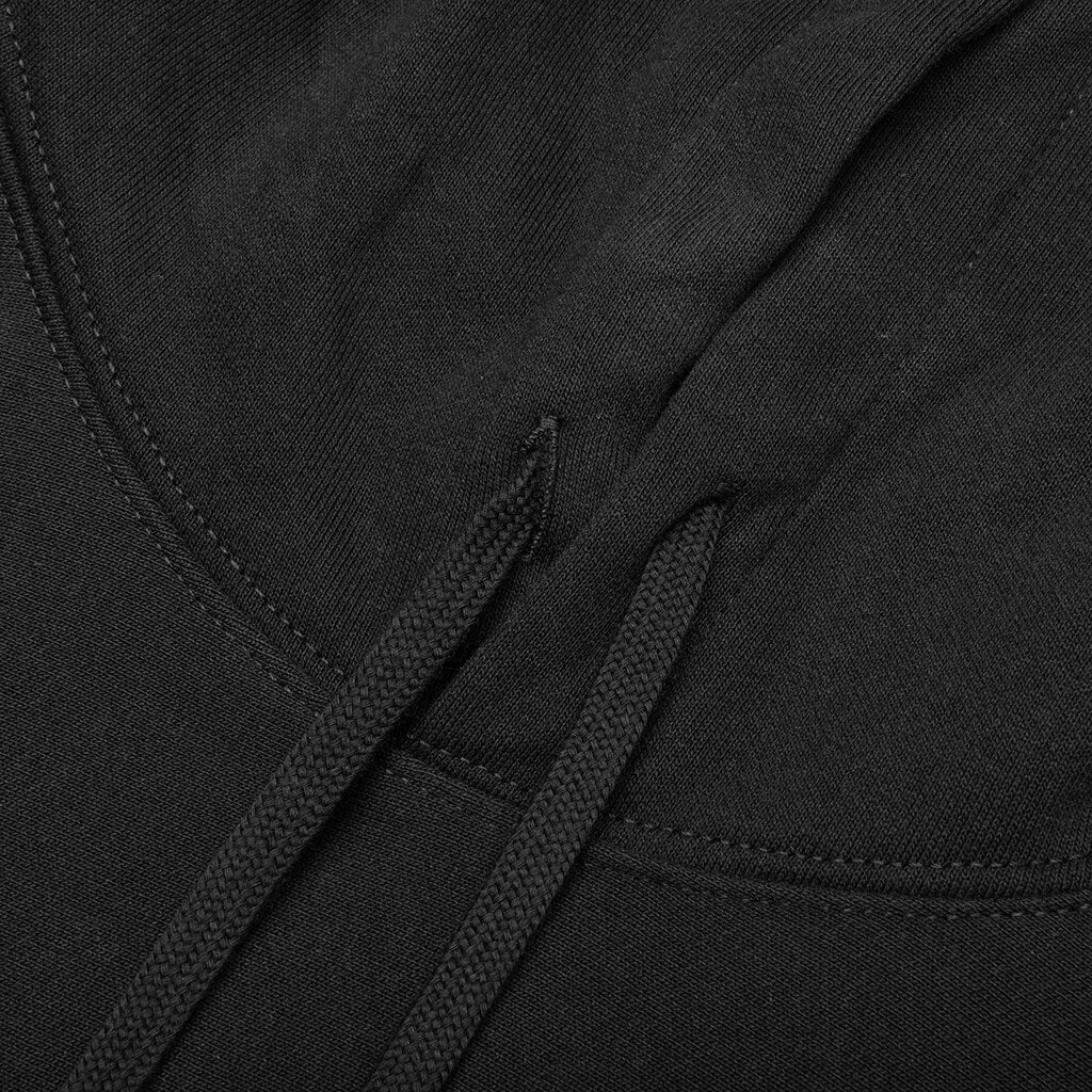 BASIC STUSSY HOODIE - BLACK - 3