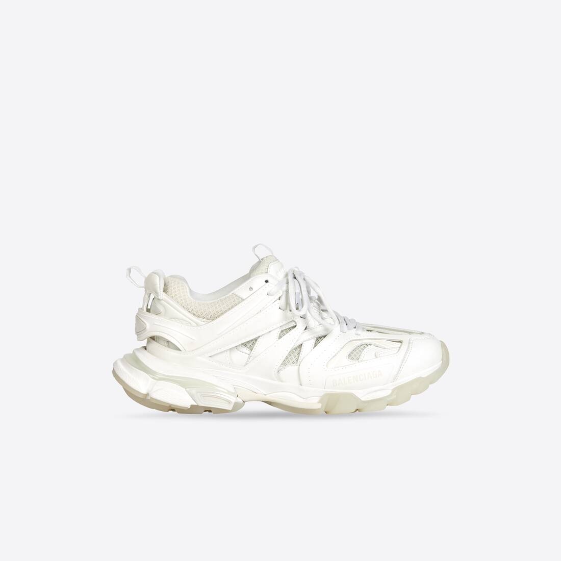 Men's Glow In The Dark Track Sneaker in White - 1