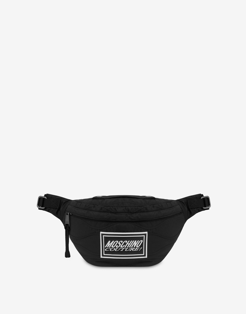 ITALIC LOGO NYLON BELT BAG 1
