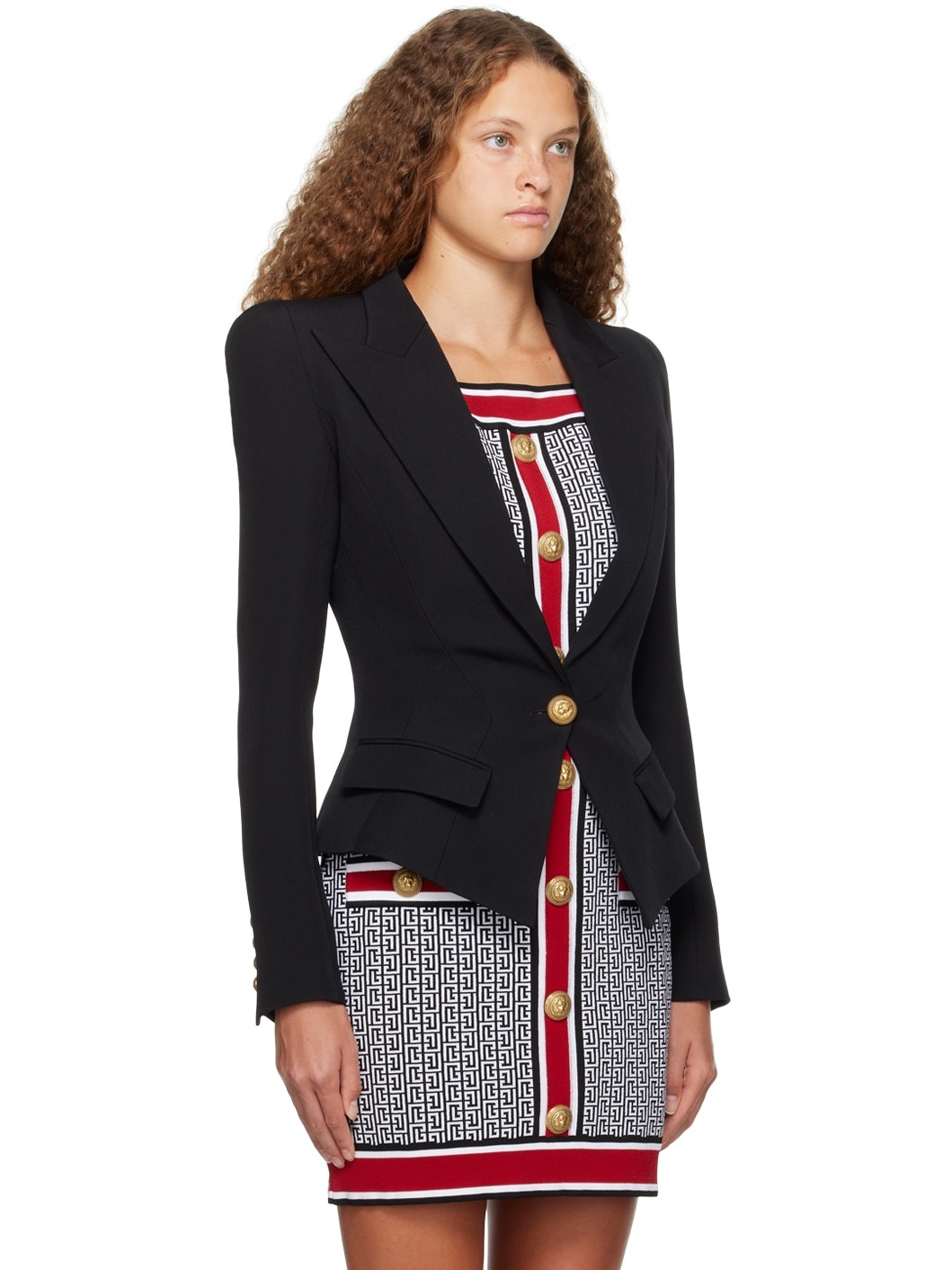 Black Single-Button Blazer - 2