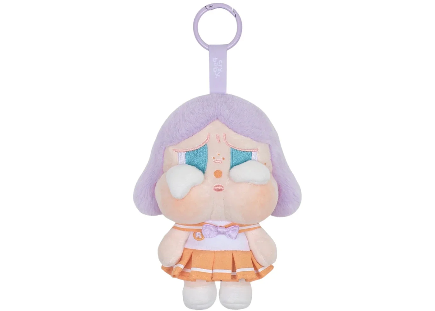 Pop Mart CRYBABY Sunset Concert Series Bright Orange Plush Pendant - 1