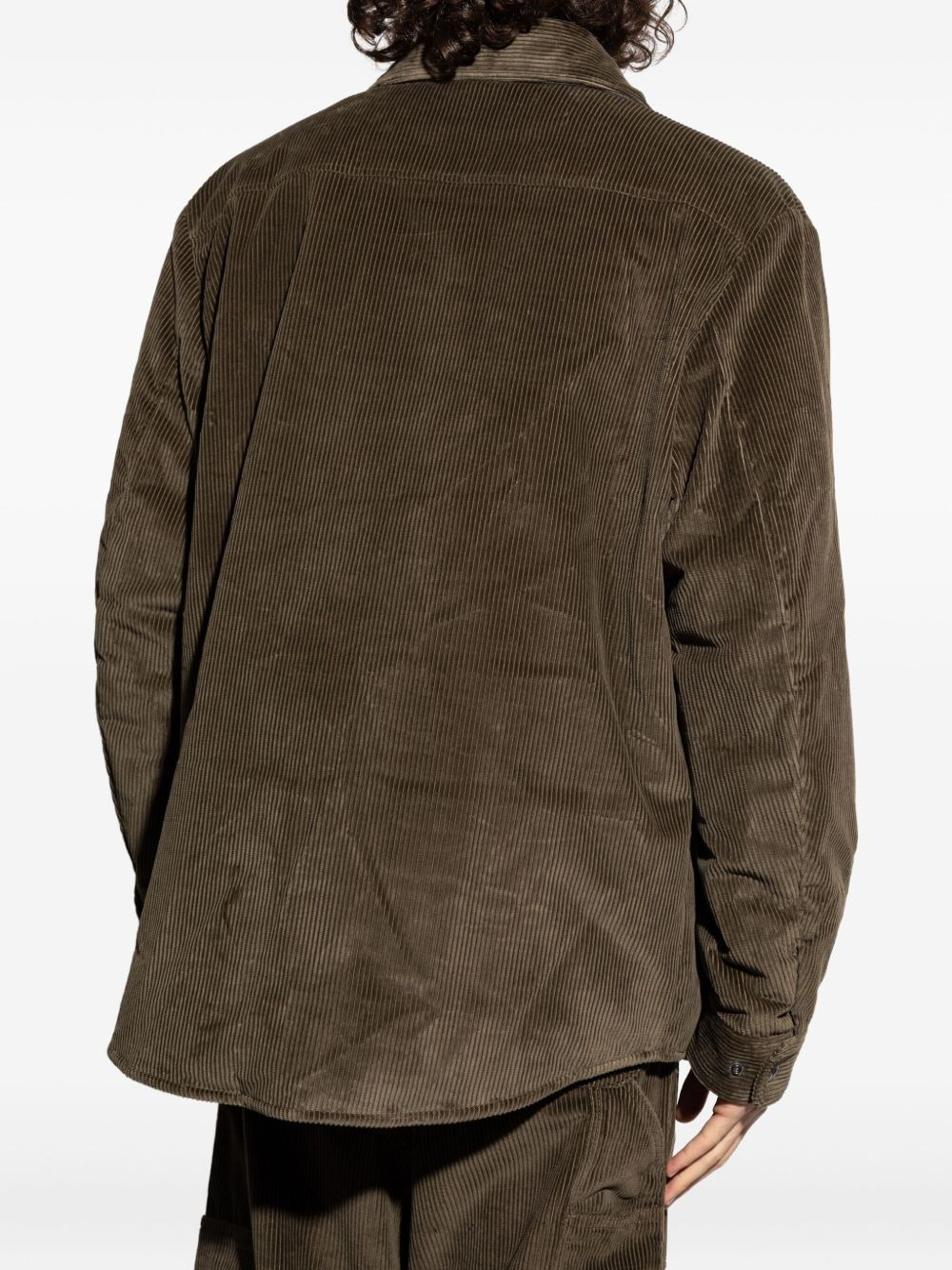 corduroy buttoned jacket - 4