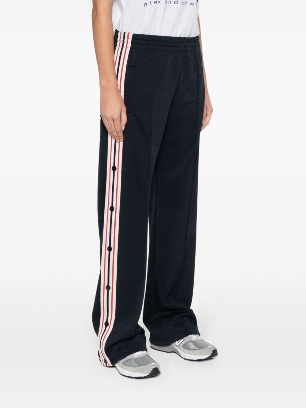 striped track pants - 3
