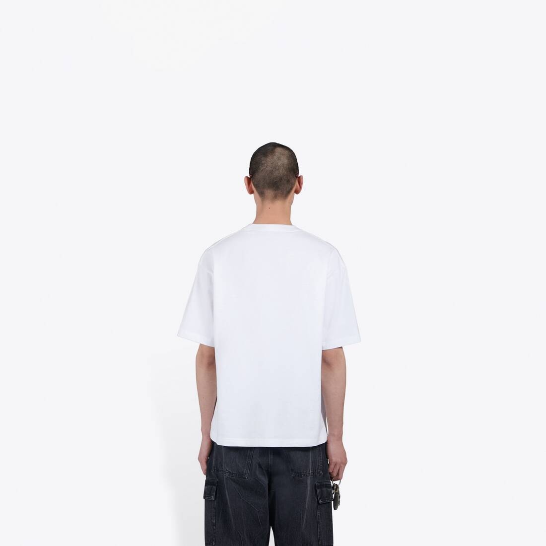 Men's New Copyright Medium Fit T-shirt in White - 5