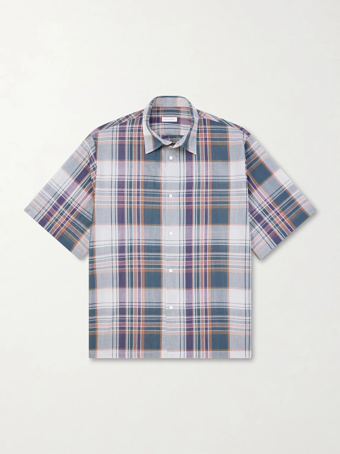 Checked Cotton-Gauze Shirt - 1