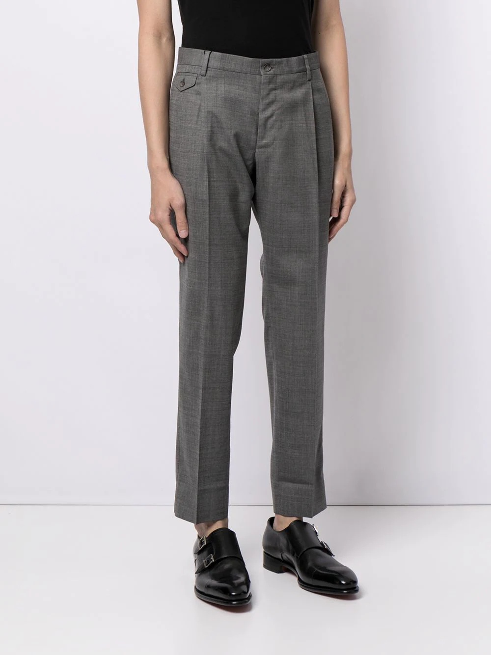 wool tailored trousers - 3