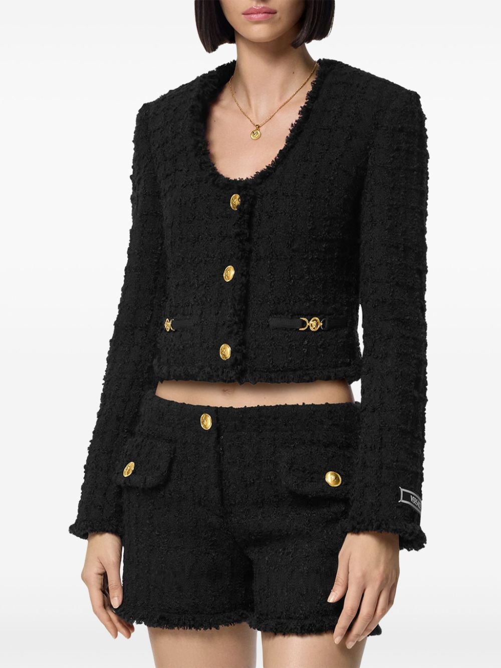 Heritage tweed cropped jacket - 3