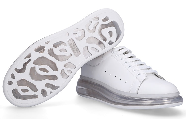 Alexander McQueen Oversized Sneaker 'White Clear Sole' 604232WHX989000 - 5
