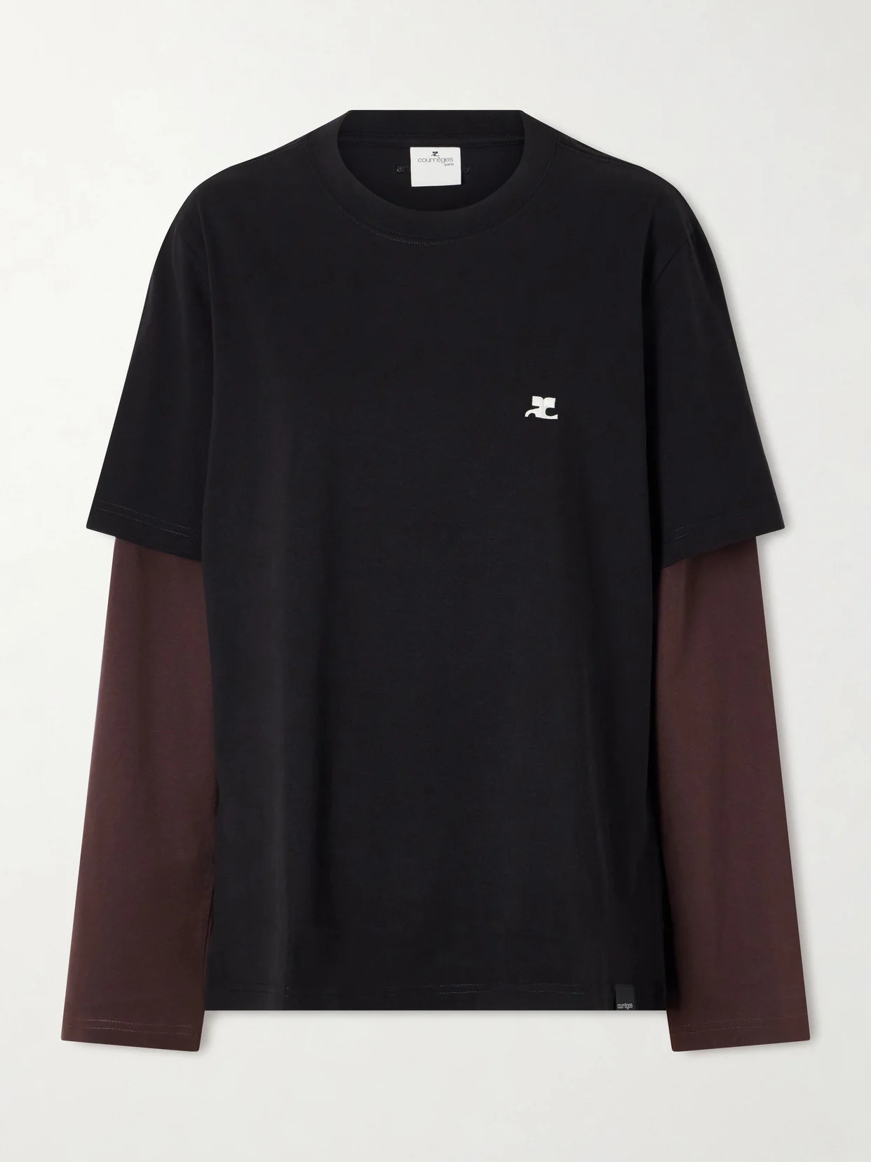 Logo-embroidered Cotton-jersey T-shirt - 1