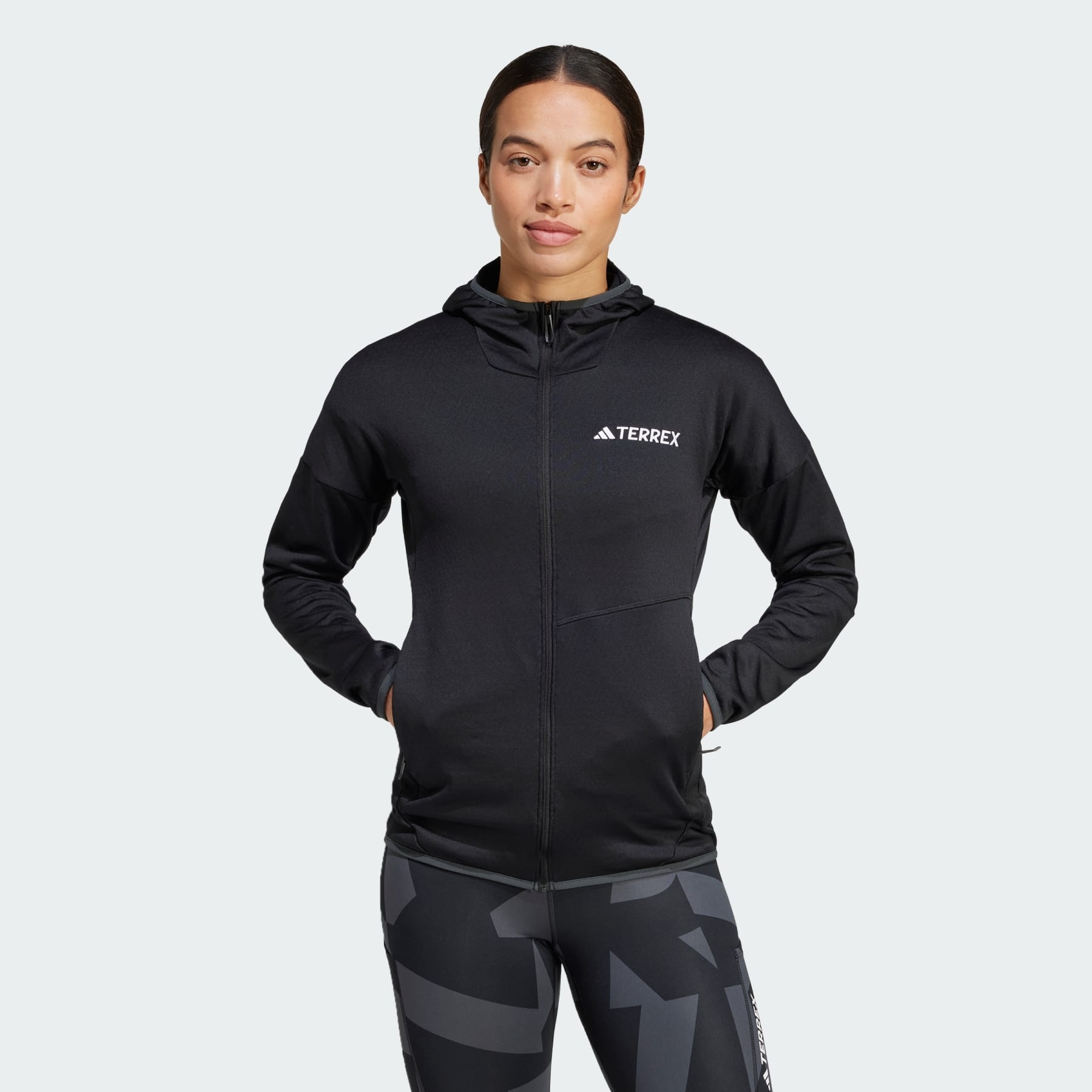 Terrex Xperior Climawarm Light Fleece Hooded Jacket - 2