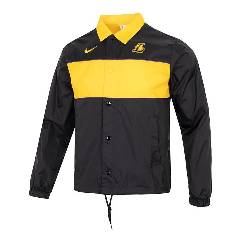 Nike NBA Lakers coach jacket 'Black' DR2338-010 - 1