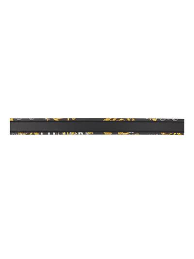 VERSACE JEANS COUTURE Black & Yellow Logo Belt outlook
