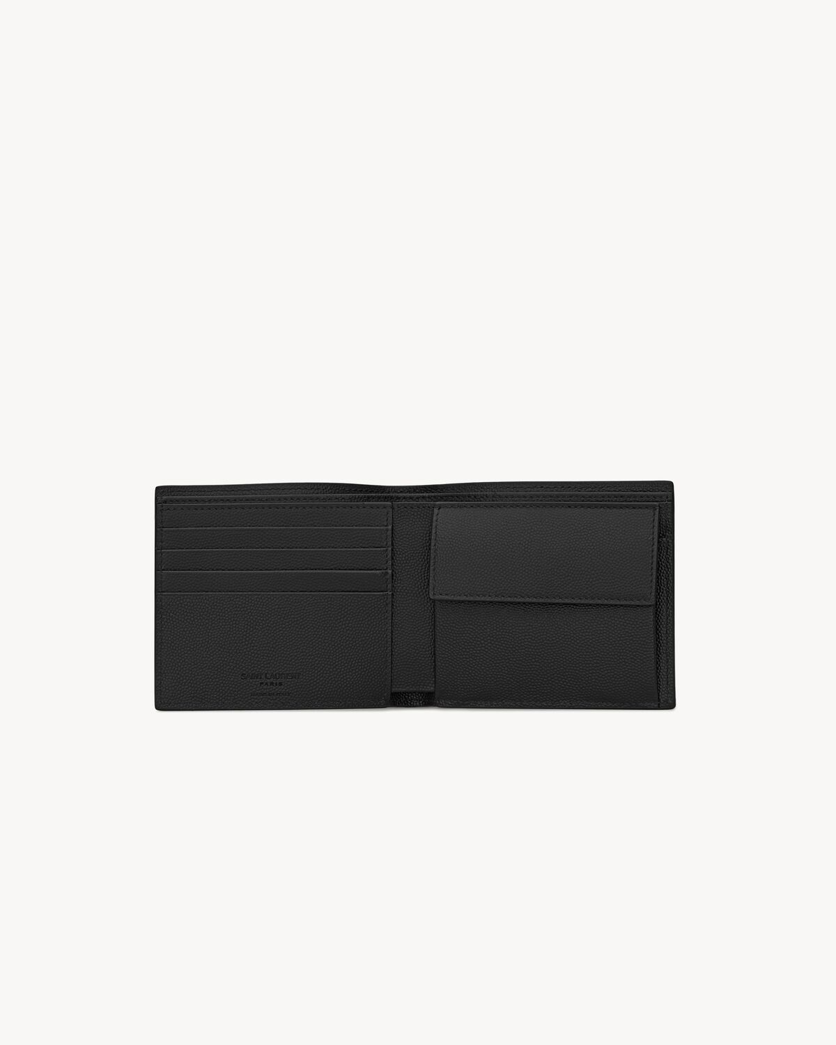 CASSANDRE EAST/WEST WALLET WITH COIN PURSE IN GRAIN DE POUDRE LEATHER - 4