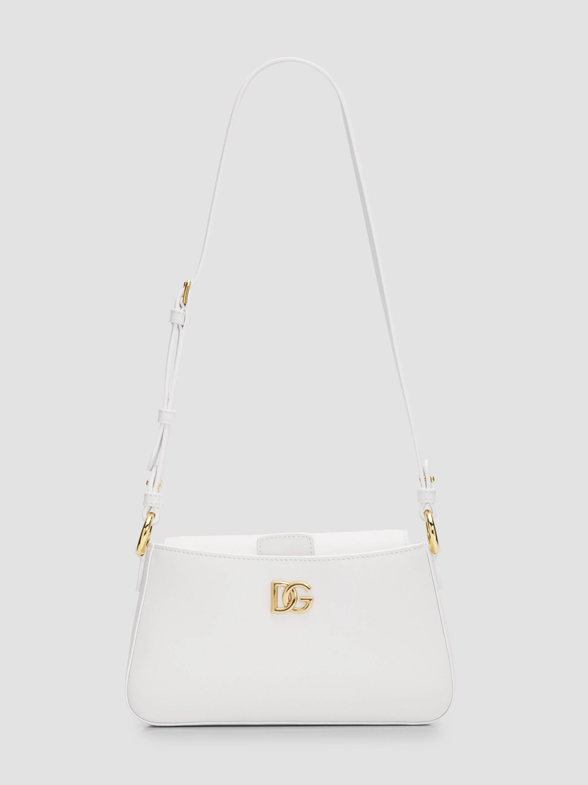Women's Logo Plaque Phone Bag - Bianco Ottico - 1