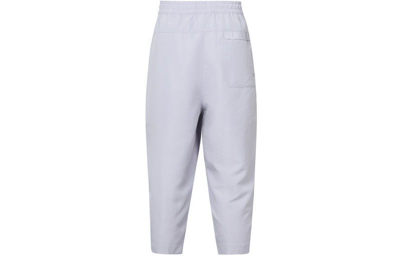 adidas Men's adidas Solid Color Logo Printing Sports Pants/Trousers/Joggers Silver Gray HN1929 outlook