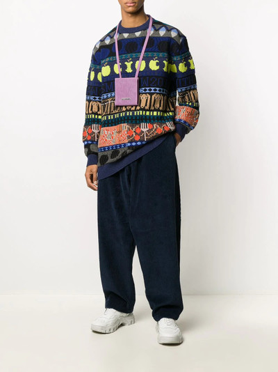 Paul Smith corduroy wide-leg trousers outlook