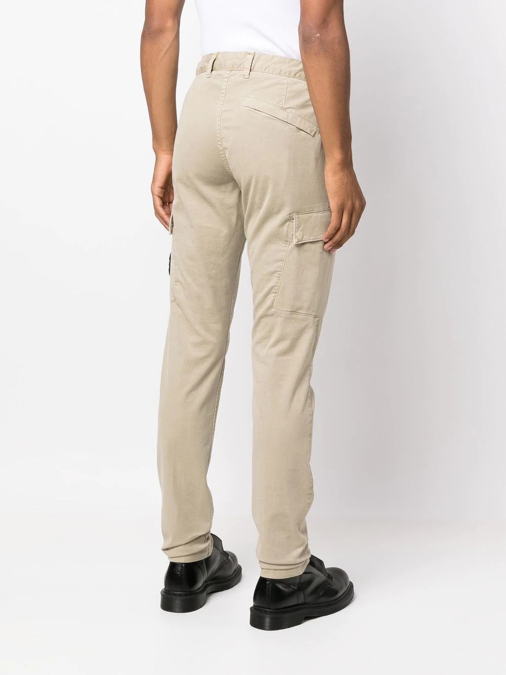 Compass-patch cargo trousers - 4