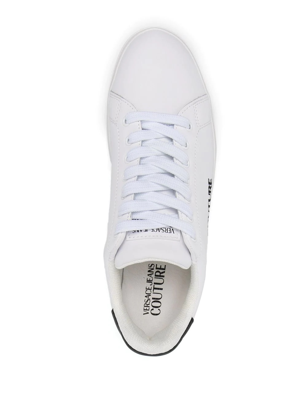 embroidered logo low-top sneakers - 4