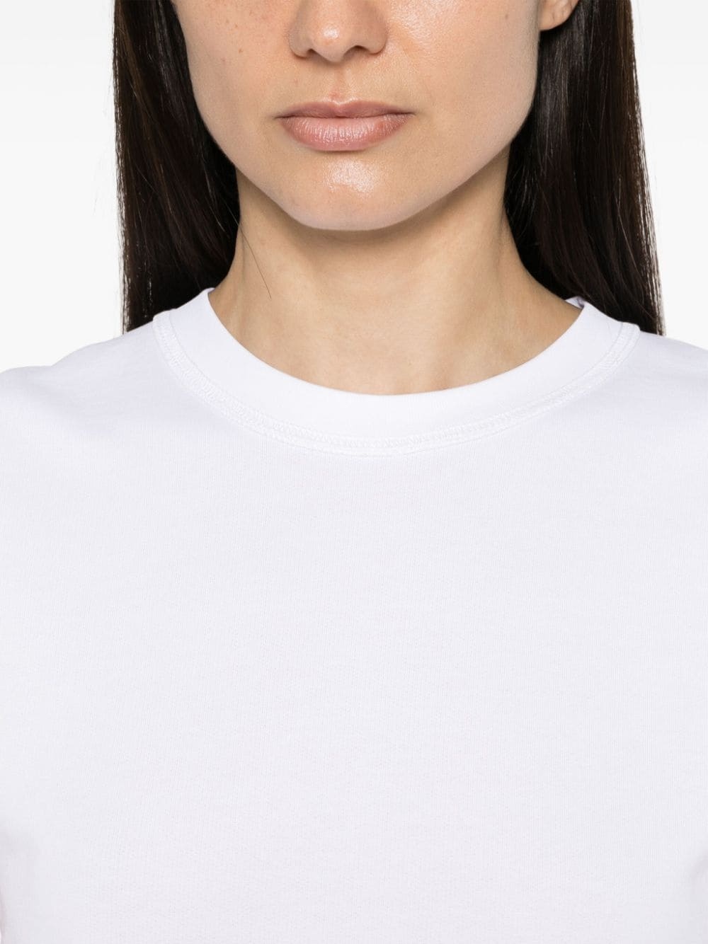 chain-detail cotton T-shirt - 5