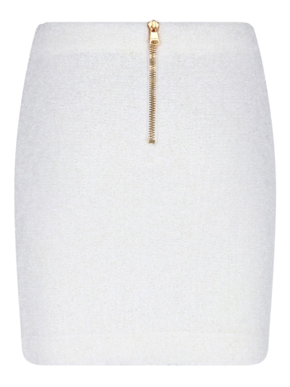 bouclé mini skirt - 2