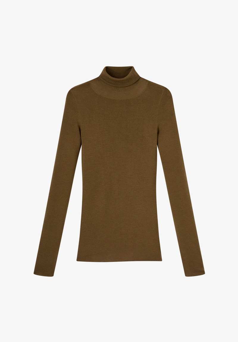 NARROW-RIB TURTLENECK SWEATER 1
