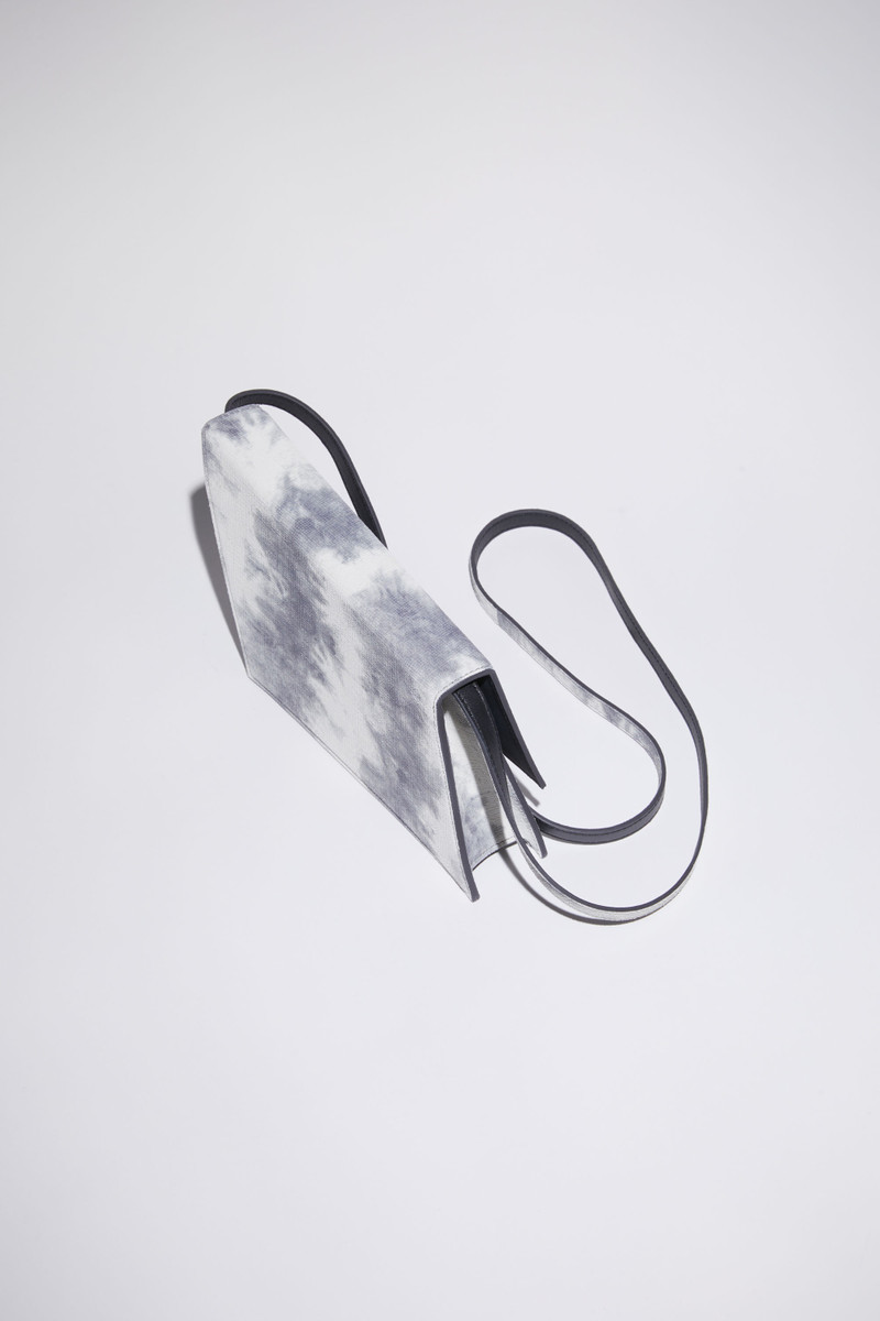 Acne Studios Distortion micro bag - Off white/grey outlook