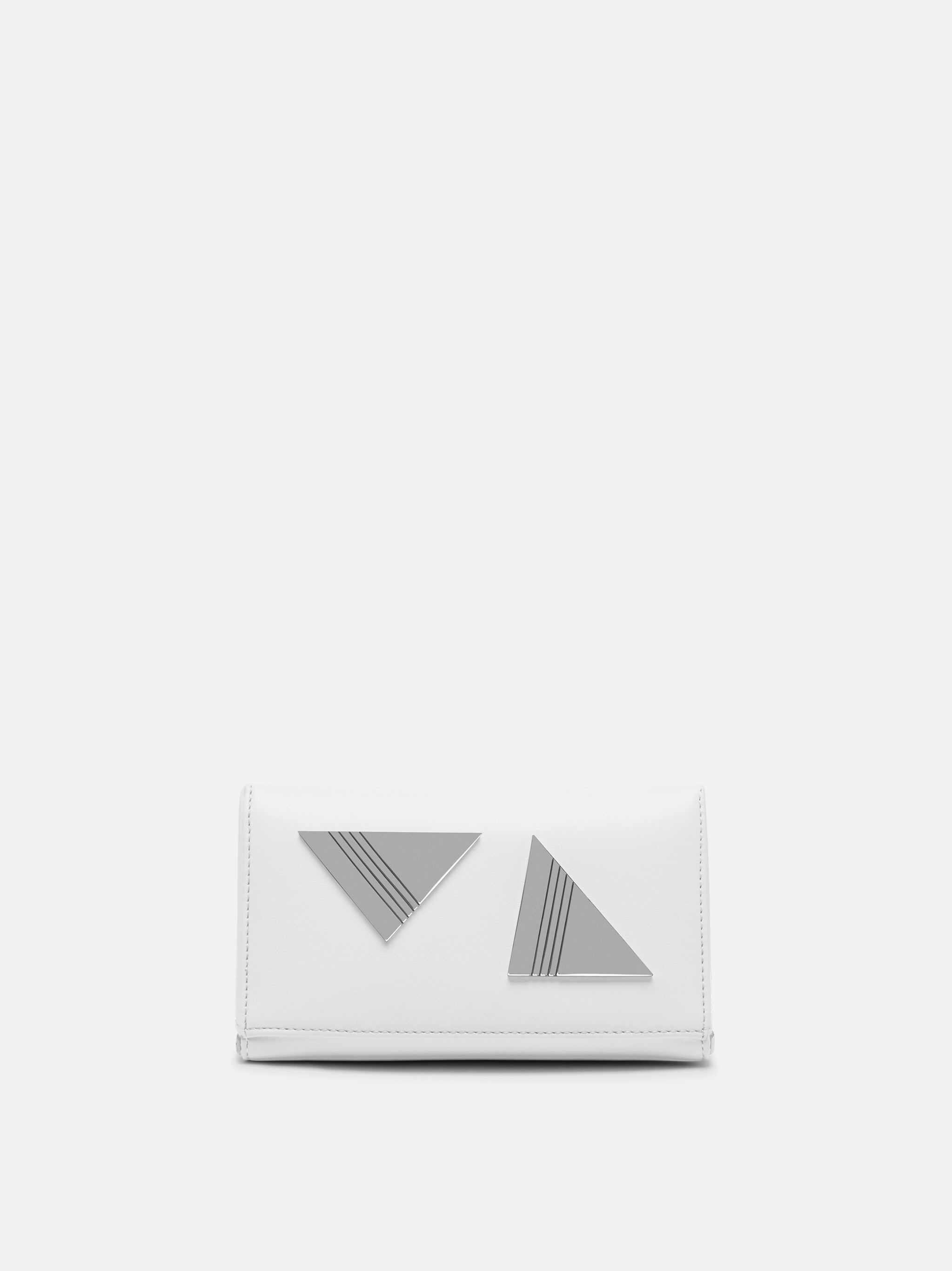 ''FRIDAY'' OPTICAL WHITE MINI HANDBAG - 5