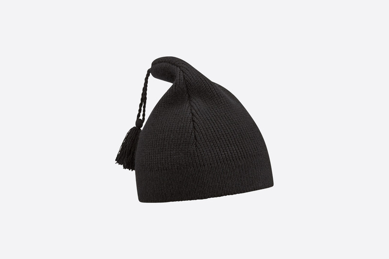 Dior Long 'CD Diamond' Patch Beanie outlook