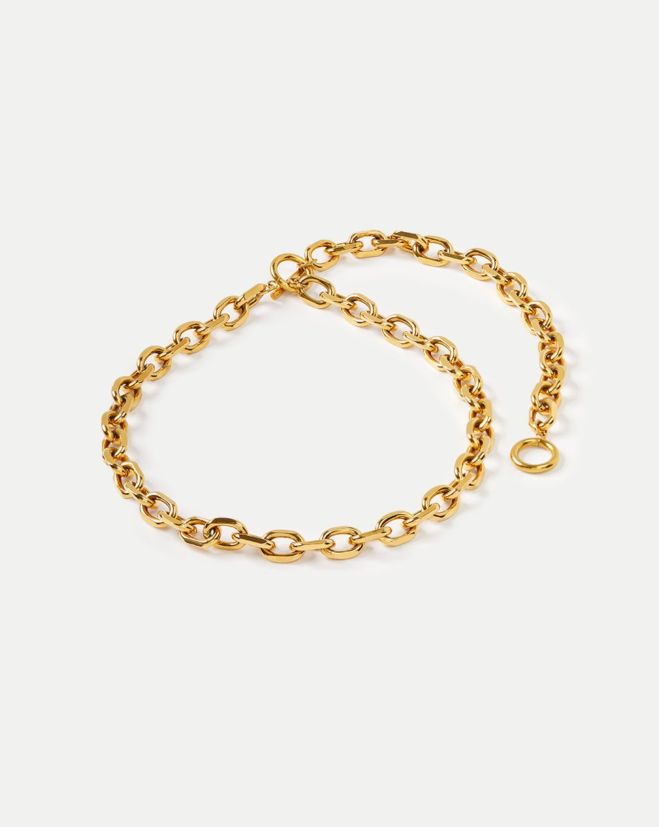 JULIET GOLD LARIAT NECKLACE - 5