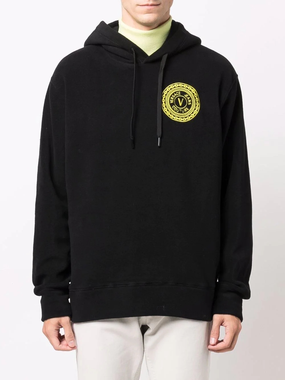 logo print hoodie - 3