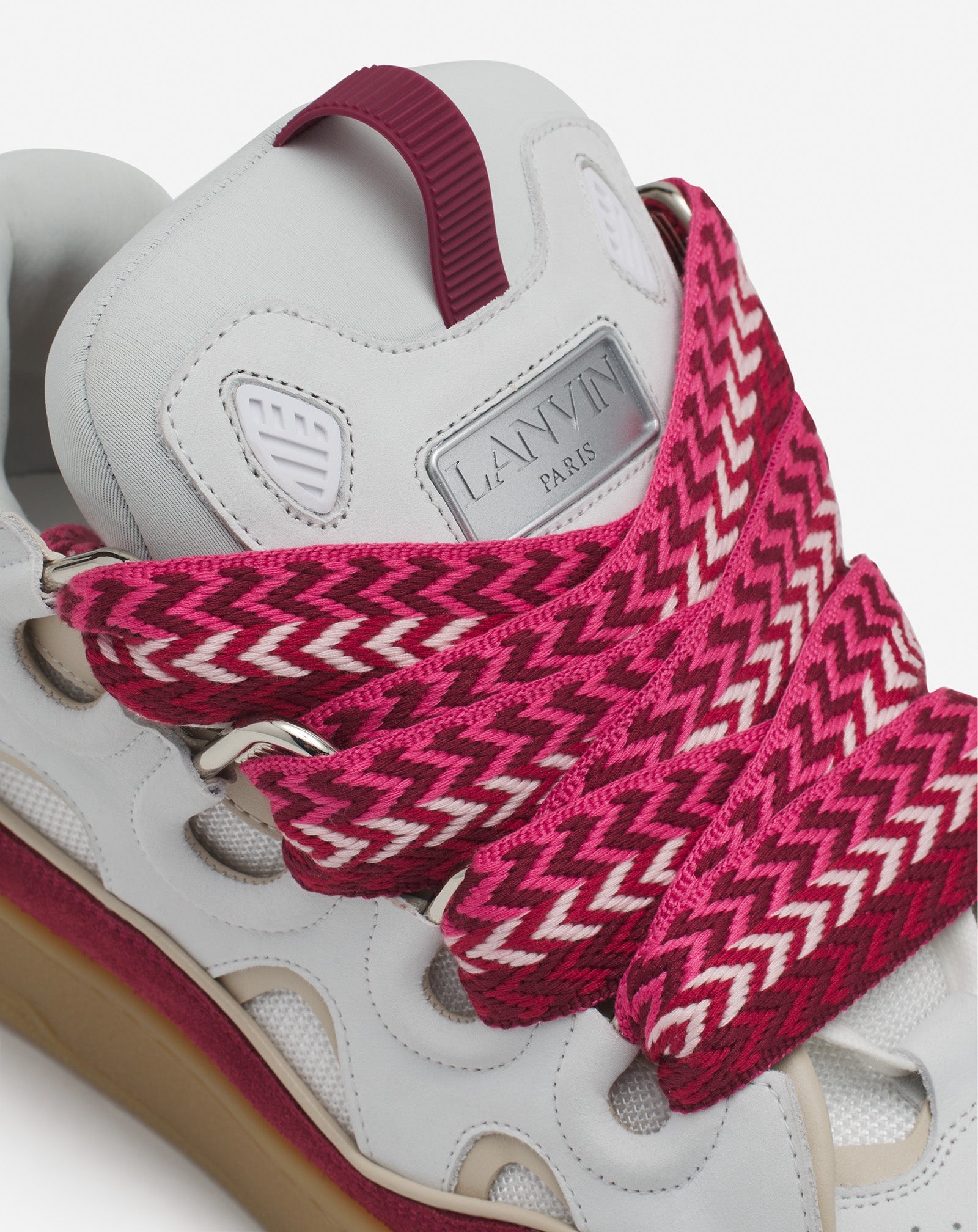 CURB LEATHER SNEAKERS - 5
