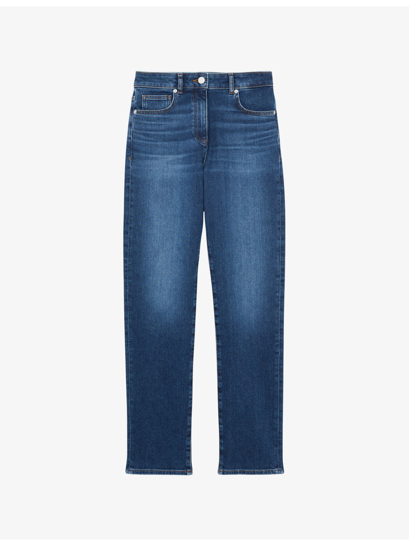 Isabel Slim-Leg Mid-Rise Stretch-Denim Jeans 1