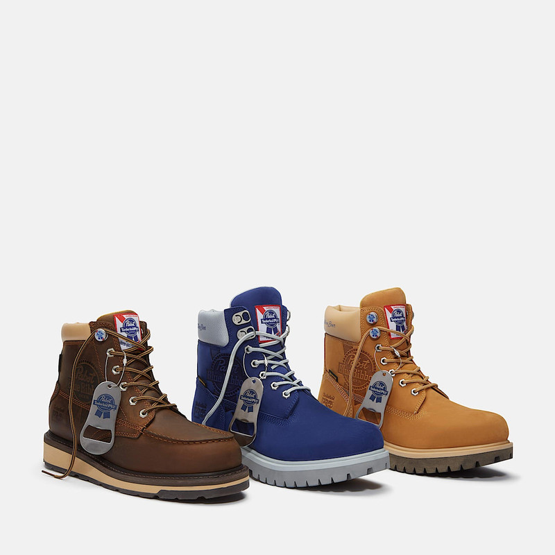 Men's Timberland PRO® and Pabst Blue Ribbon Direct Attach 6" Soft Toe Waterproof Work Boot 3