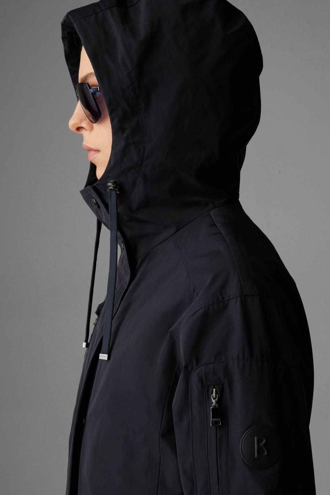 ZIA PARKA IN NAVY BLUE - 6