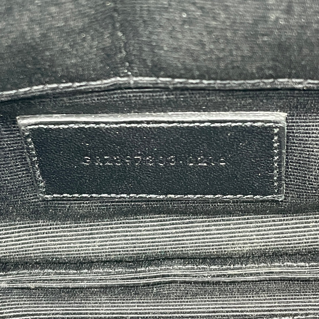 Saint Laurent Paris SLP Zip Star Pouch - Silver/Red - 9