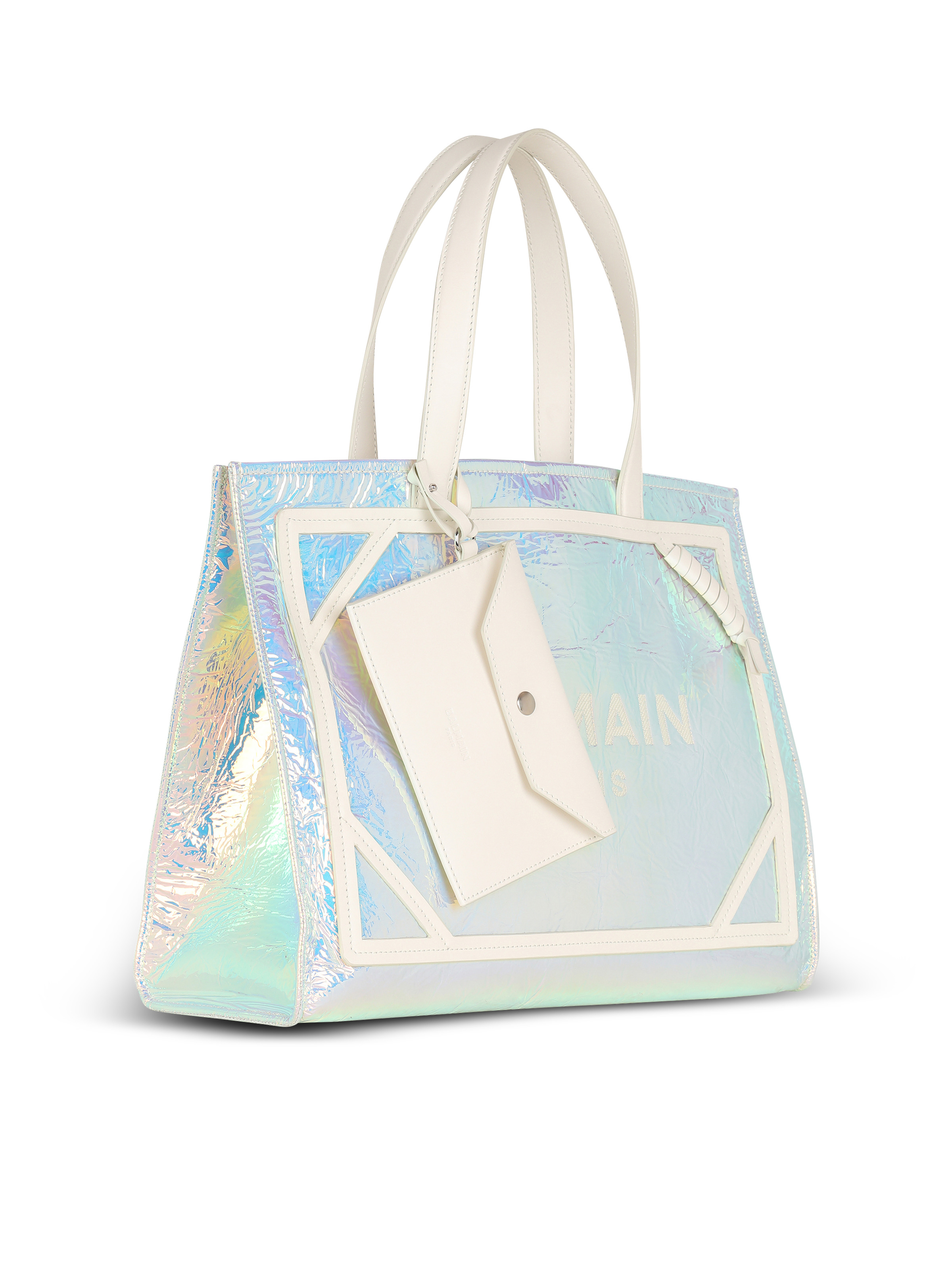 B-Army iridescent leather shopping bag - 3