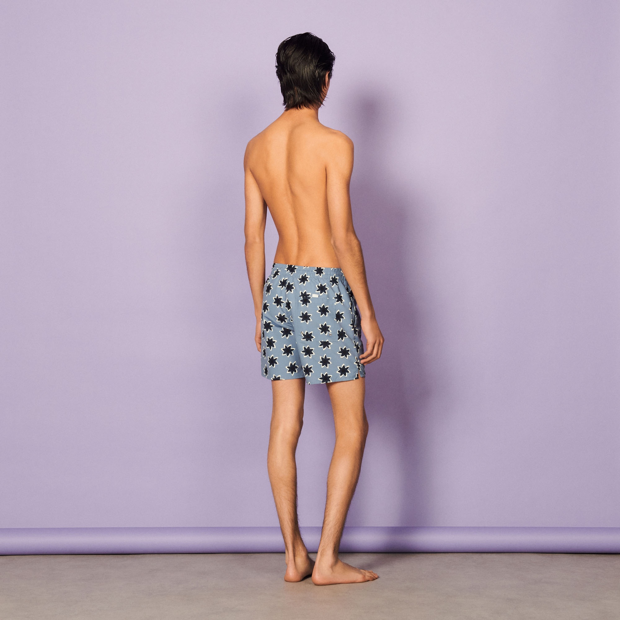 Floral print swim shorts - 3