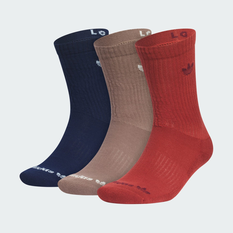 Originals Trefoil 2.0 3-Pack Crew Socks 1