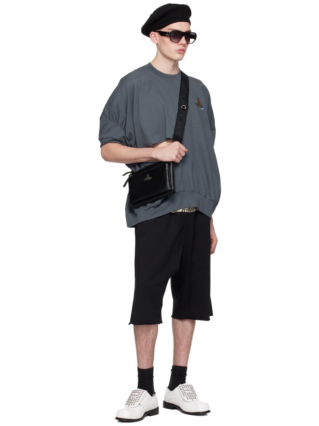 Gray Twisted Sweatshirt - 4