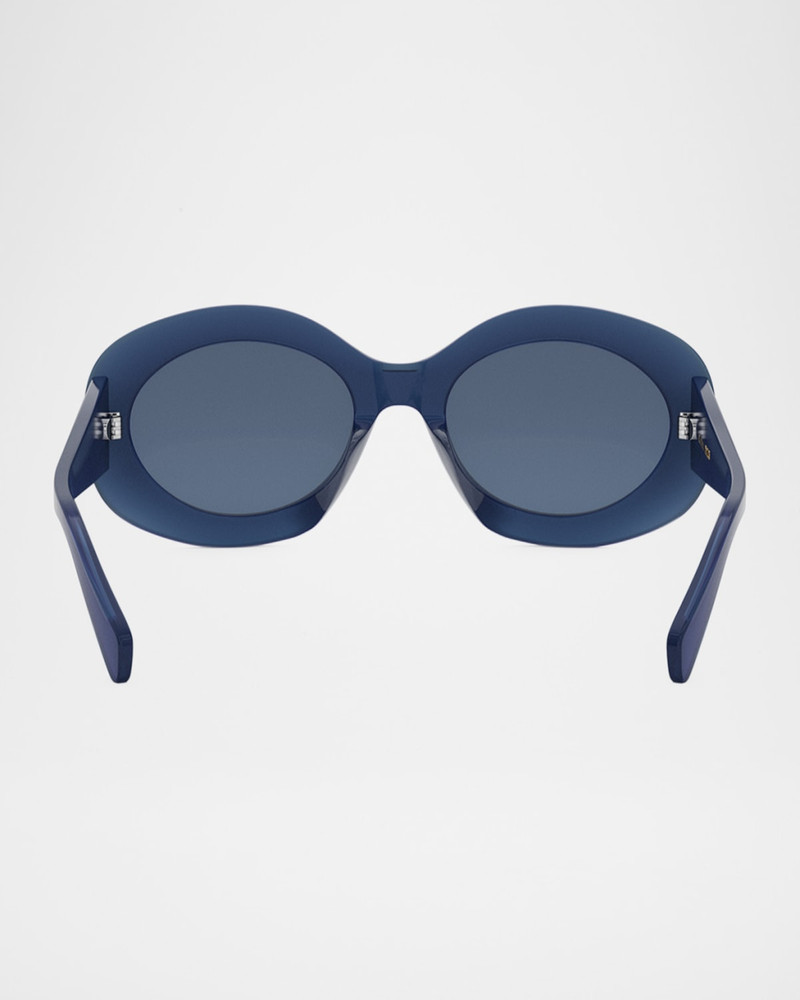 Triomphe Round Acetate Sunglasses 5