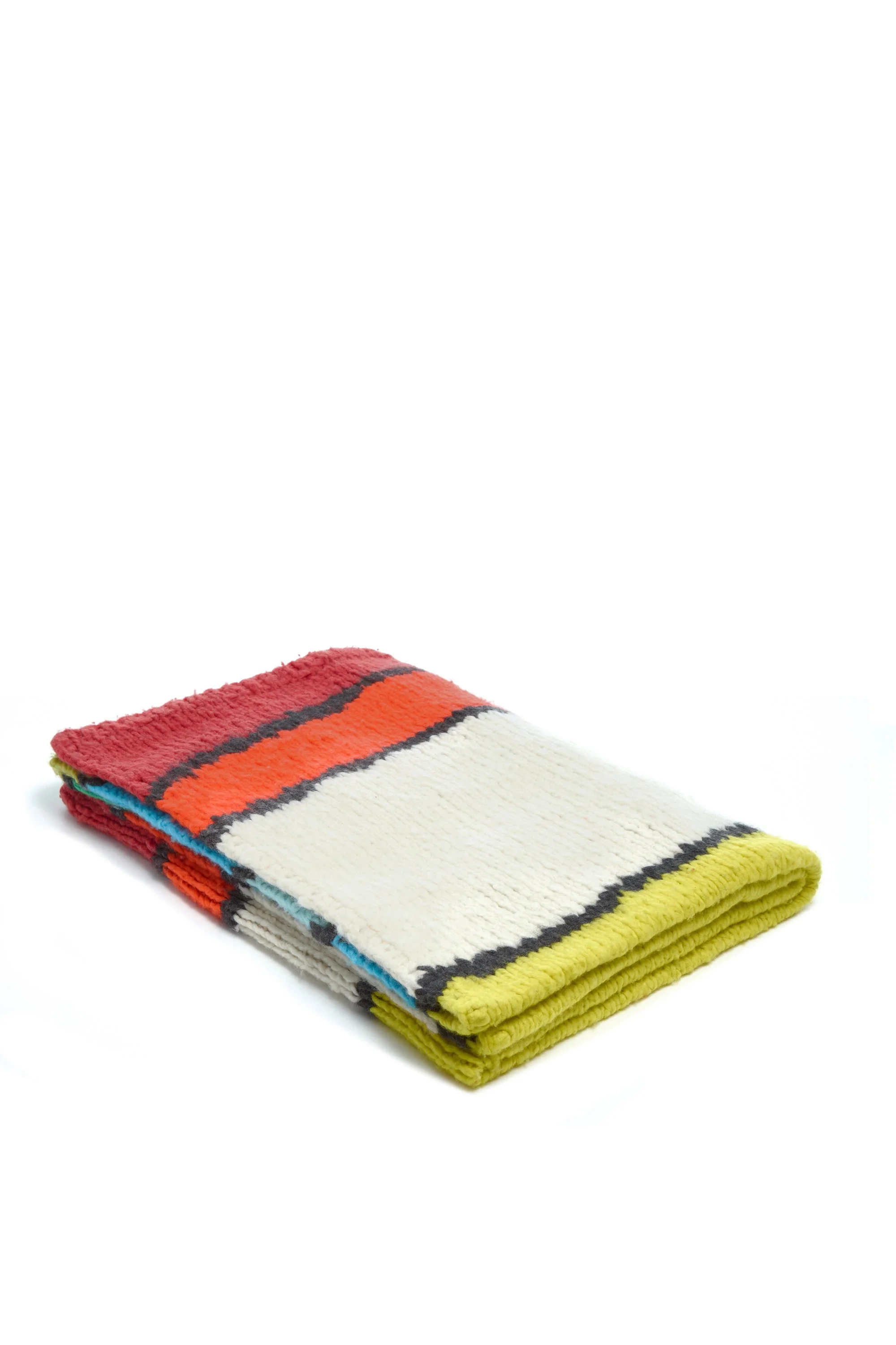 Newbury Knit Blanket in Multi Welfat Cashmere - 1