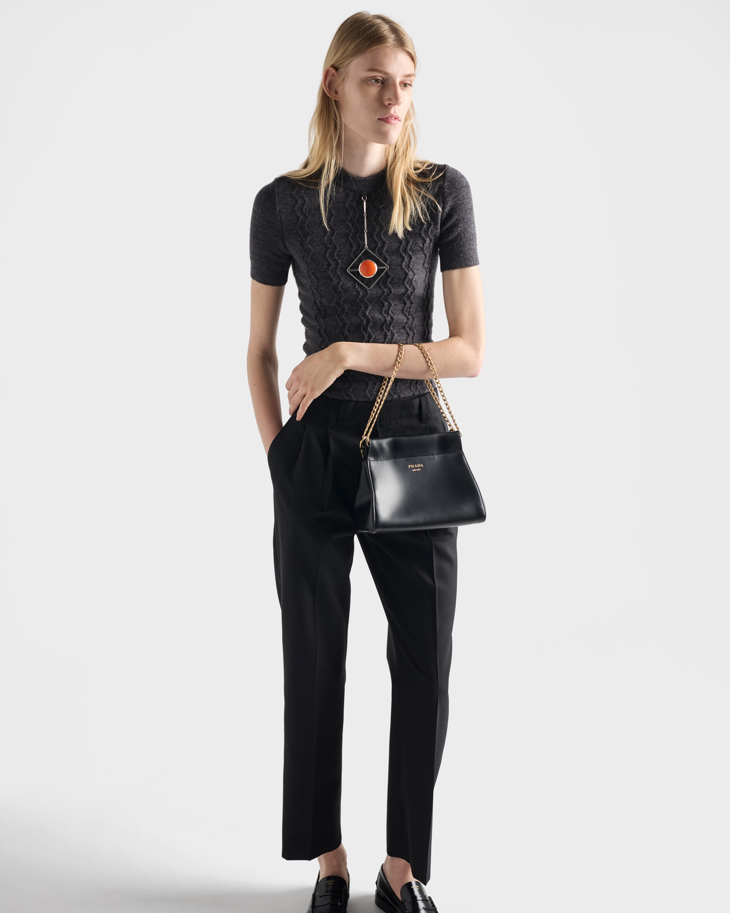 Prada Enchaîné leather mini bag - 2