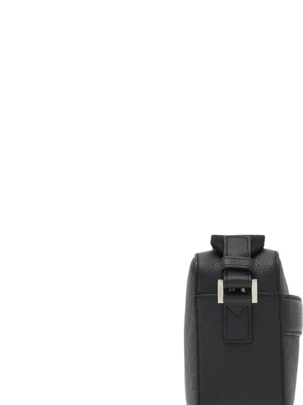 logo-debossed messenger bag - 4