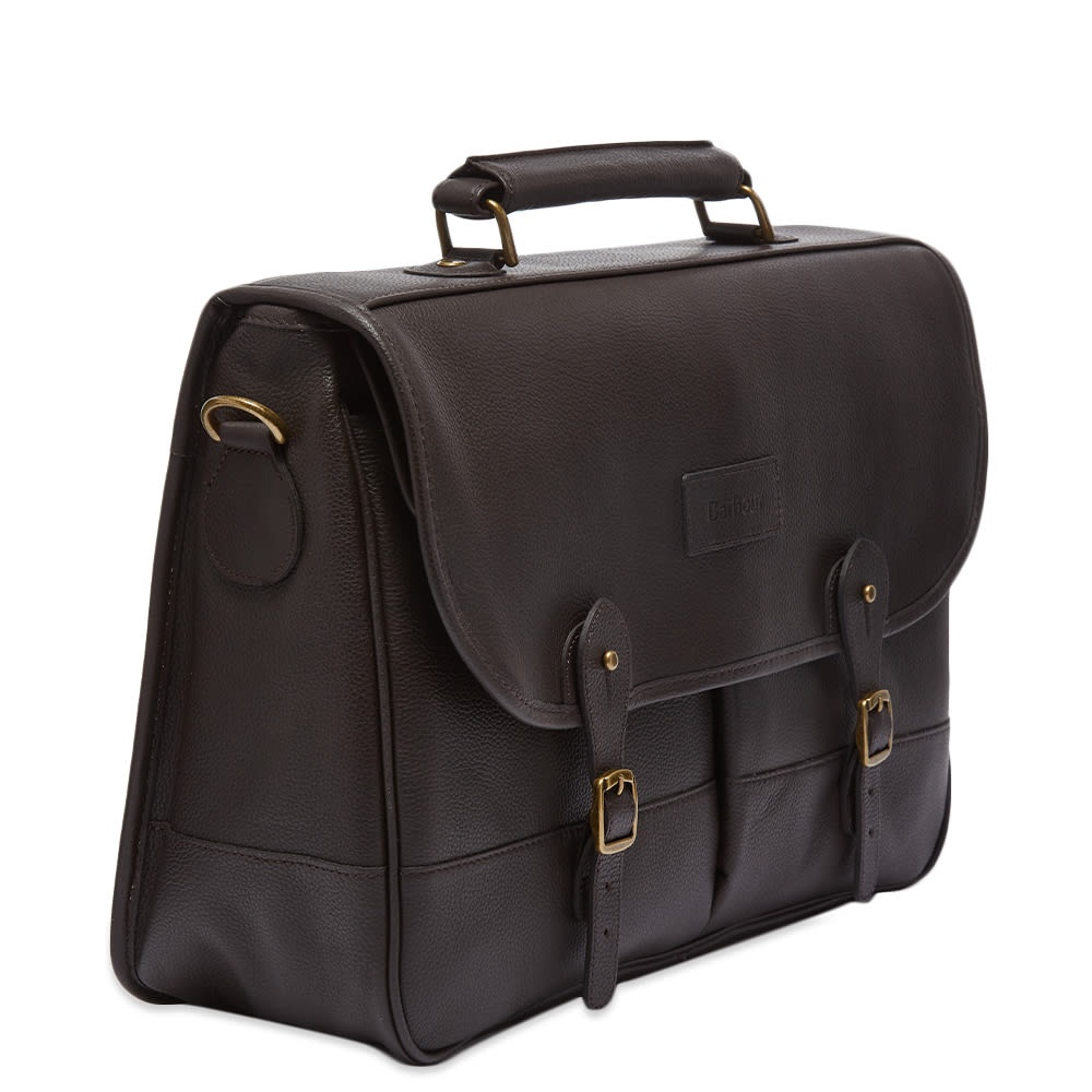 Barbour Leather Briefcase - 2