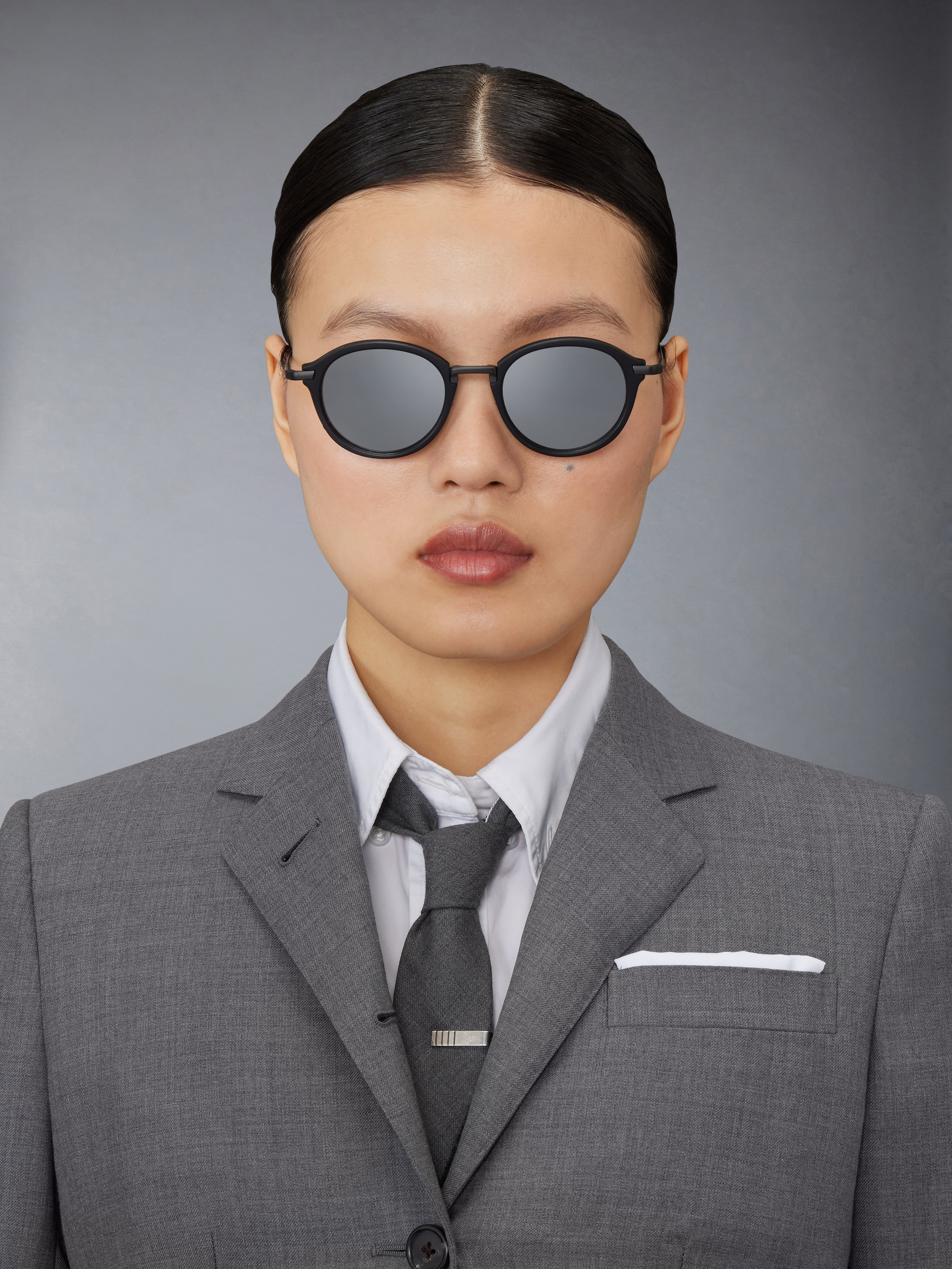 Acetate And Titanium Round Sunglasses - 2