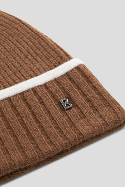 BOGNER Moulan Knitted hat in Brown outlook
