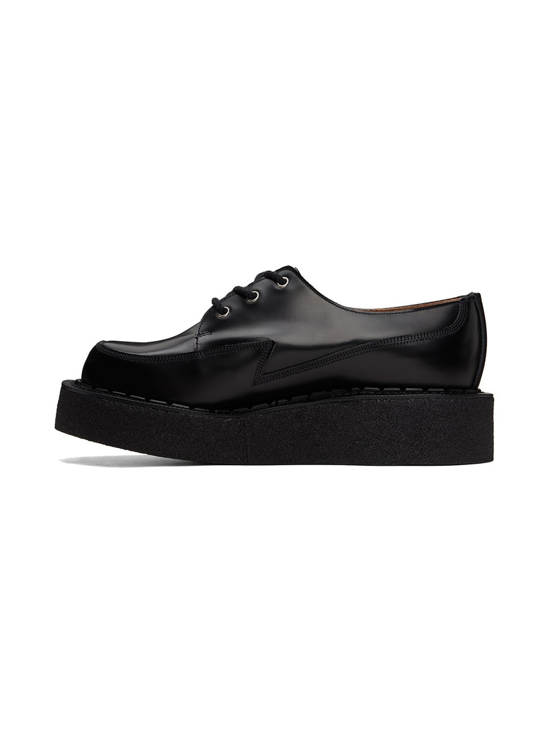 Comme des Garçons Homme Plus Black George Cox Edition Zigzag Gibson Derbys outlook