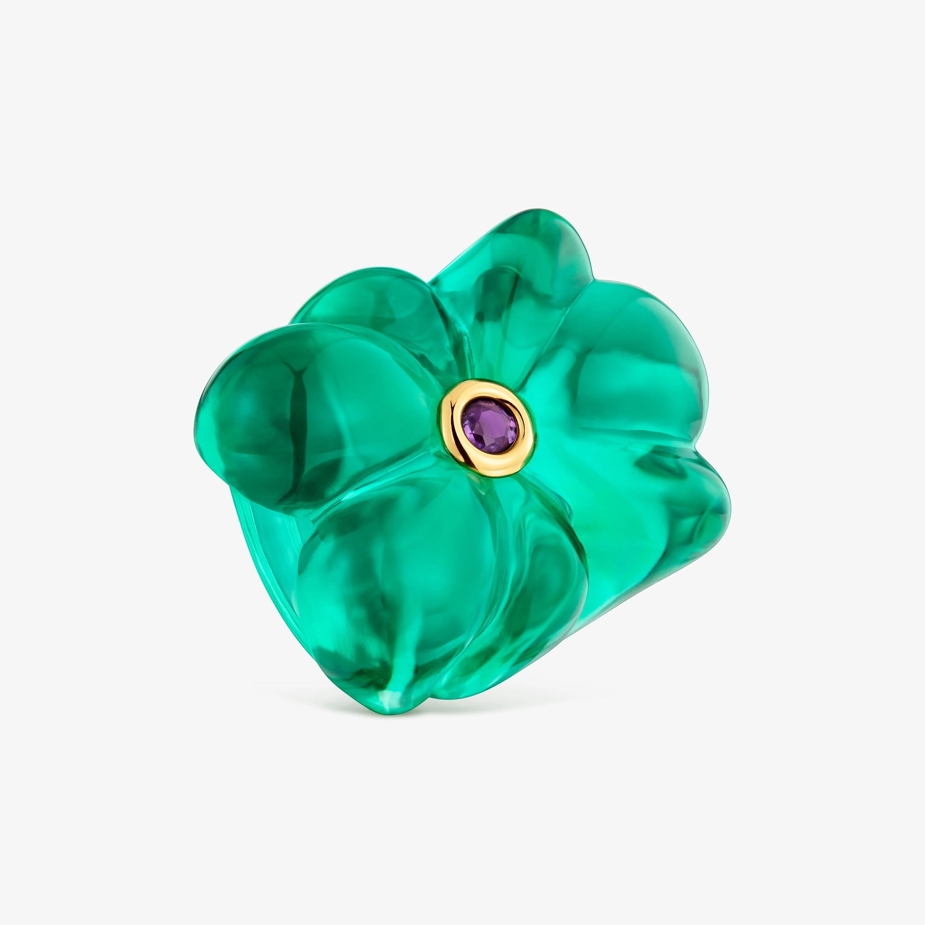 Resin and amethyst bear Ring TOUS Bold Motif - 1
